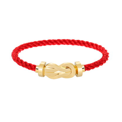 [baslovejewels]CHANCE LARGE 8 FIGURE BUCKLE NO DIAMOND BRACELET GOLD