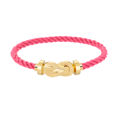 [baslovejewels]CHANCE LARGE 8 FIGURE BUCKLE NO DIAMOND BRACELET GOLD