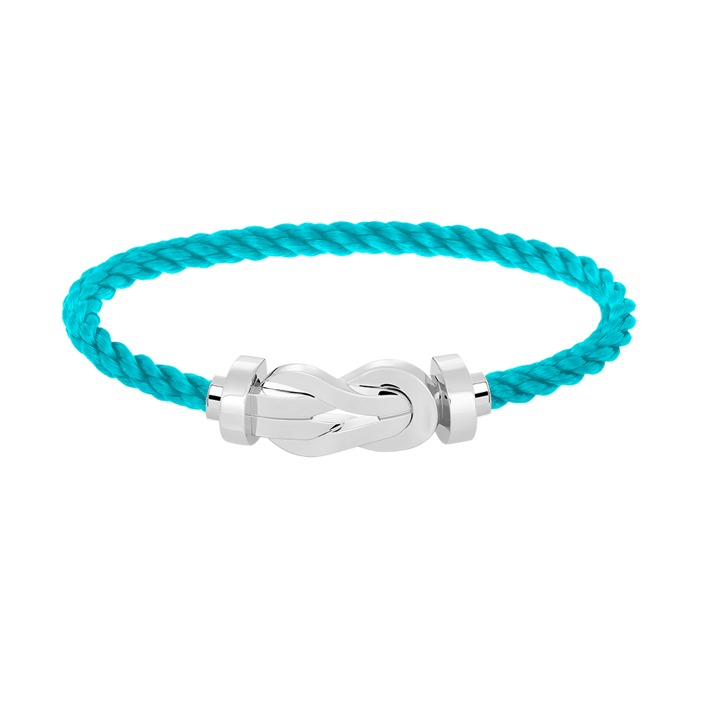 [baslovejewels]CHANCE LARGE 8 FIGURE BUCKLE NO DIAMOND BRACELET SILVER