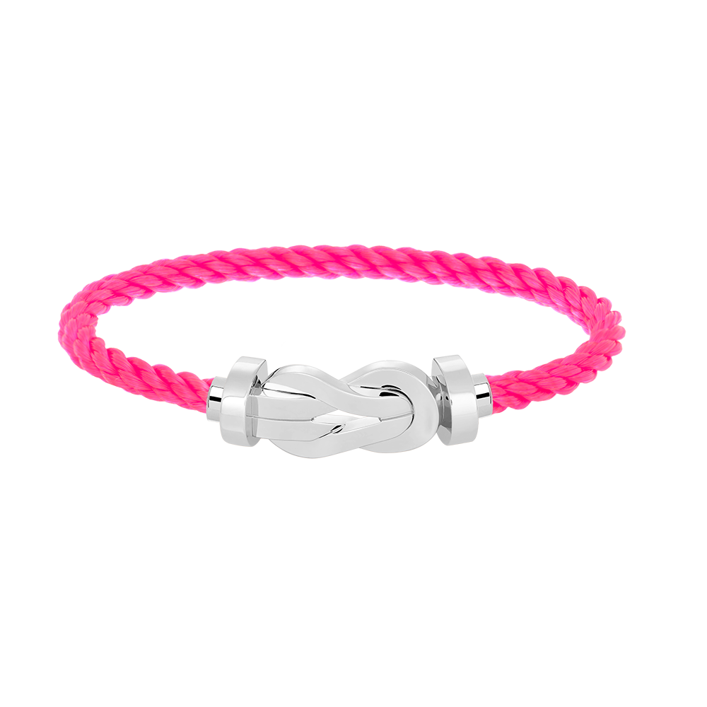 [baslovejewels]CHANCE LARGE 8 FIGURE BUCKLE NO DIAMOND BRACELET SILVER
