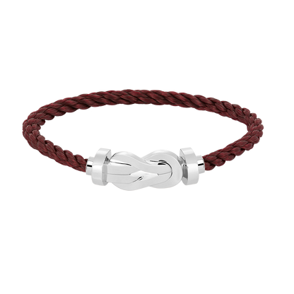 [baslovejewels]CHANCE LARGE 8 FIGURE BUCKLE NO DIAMOND BRACELET SILVER