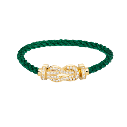 [baslovejewels]CHANCE LARGE 8 FIGURE BUCKLE FULLDIAMOND BRACELET GOLD