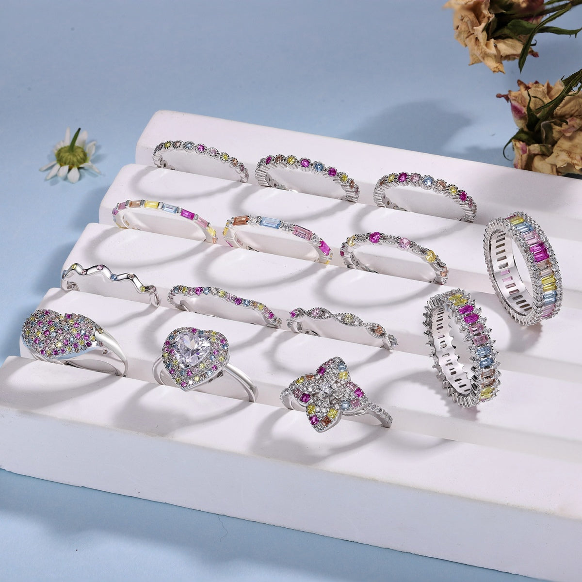 [baslovejewels]Elegant Energetic Round Cut Daily Ring