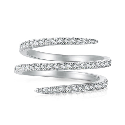 [baslovejewels]Unique Vibrant Entangle Daily Ring