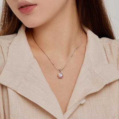 [baslovejewels]Charming Flower Colorful Necklace