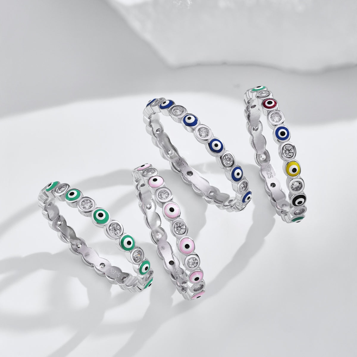 [baslovejewels]Sparkling Vibrant Round Shape Daily Ring