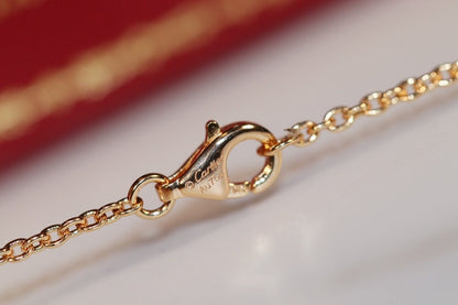[baslovejewels]LOVE NECKLACE PINK GOLD AND SILVER