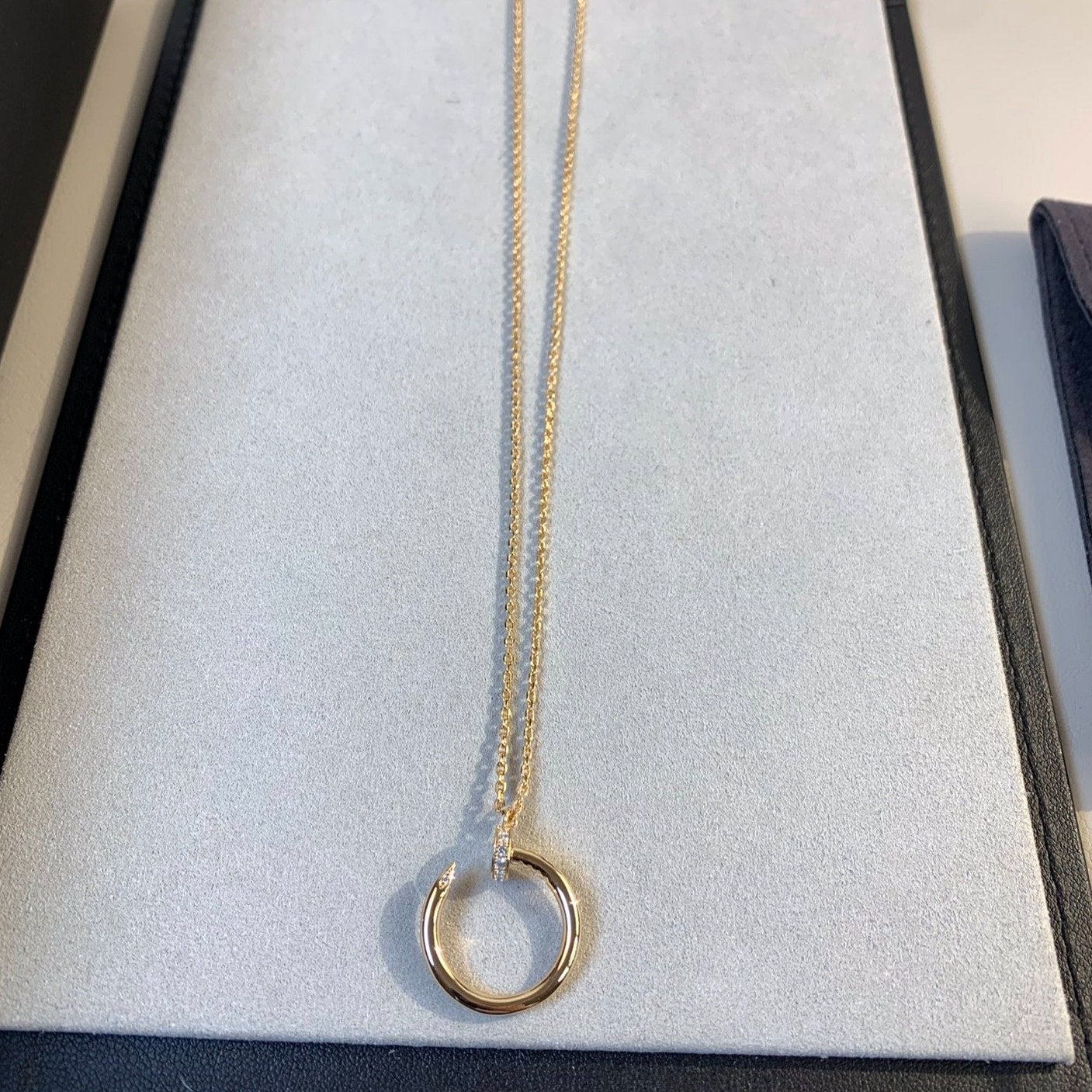 [baslovejewels]JUSTE NECKLACE PINK GOLD