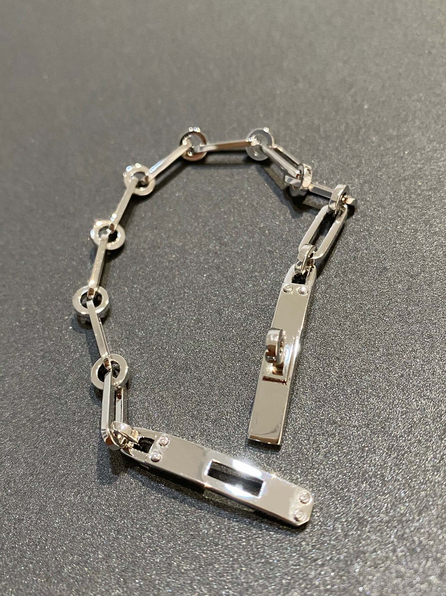 [baslovejewels]CHAINE BRACELET SMALL MODEL DIAMOND