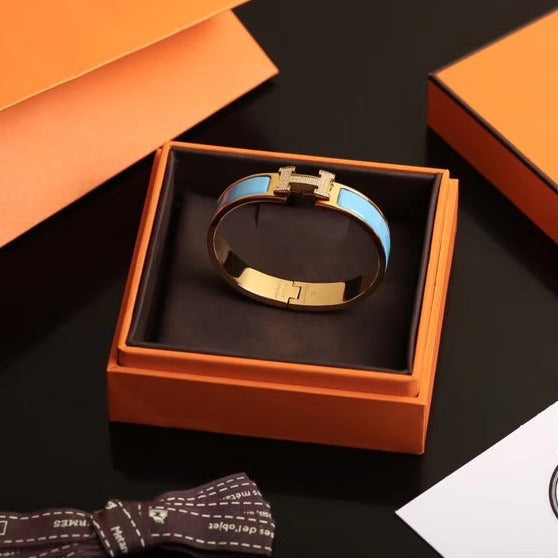 [baslovejewels]H CLOUD BLUE BRACELET GOLD DIAMOND