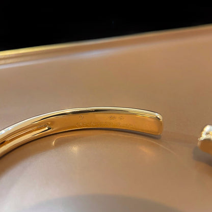 [baslovejewels]PANTHERE GOLD OPEN BRACELET