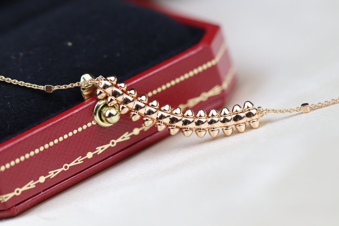 [baslovejewels]CLASH PINK GOLD NECKLACE