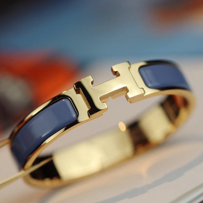 [baslovejewels]H BRACELET 12MM BLUE GRAY