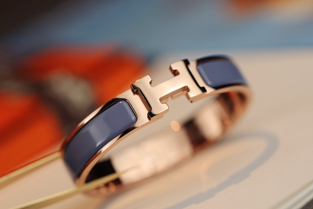 [baslovejewels]H BRACELET 12MM BLUE GRAY