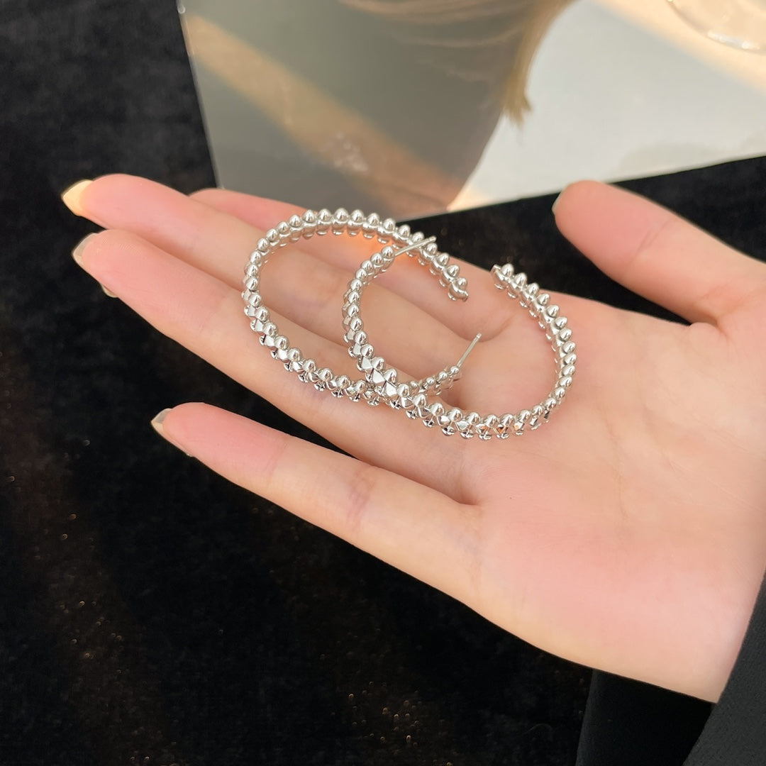 [baslovejewels]CLASH HOOP EARRINGS