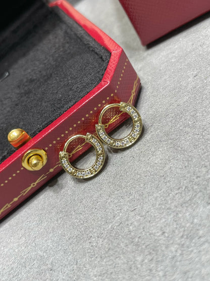 [baslovejewels]LOVE DIAMOND EARRINGS