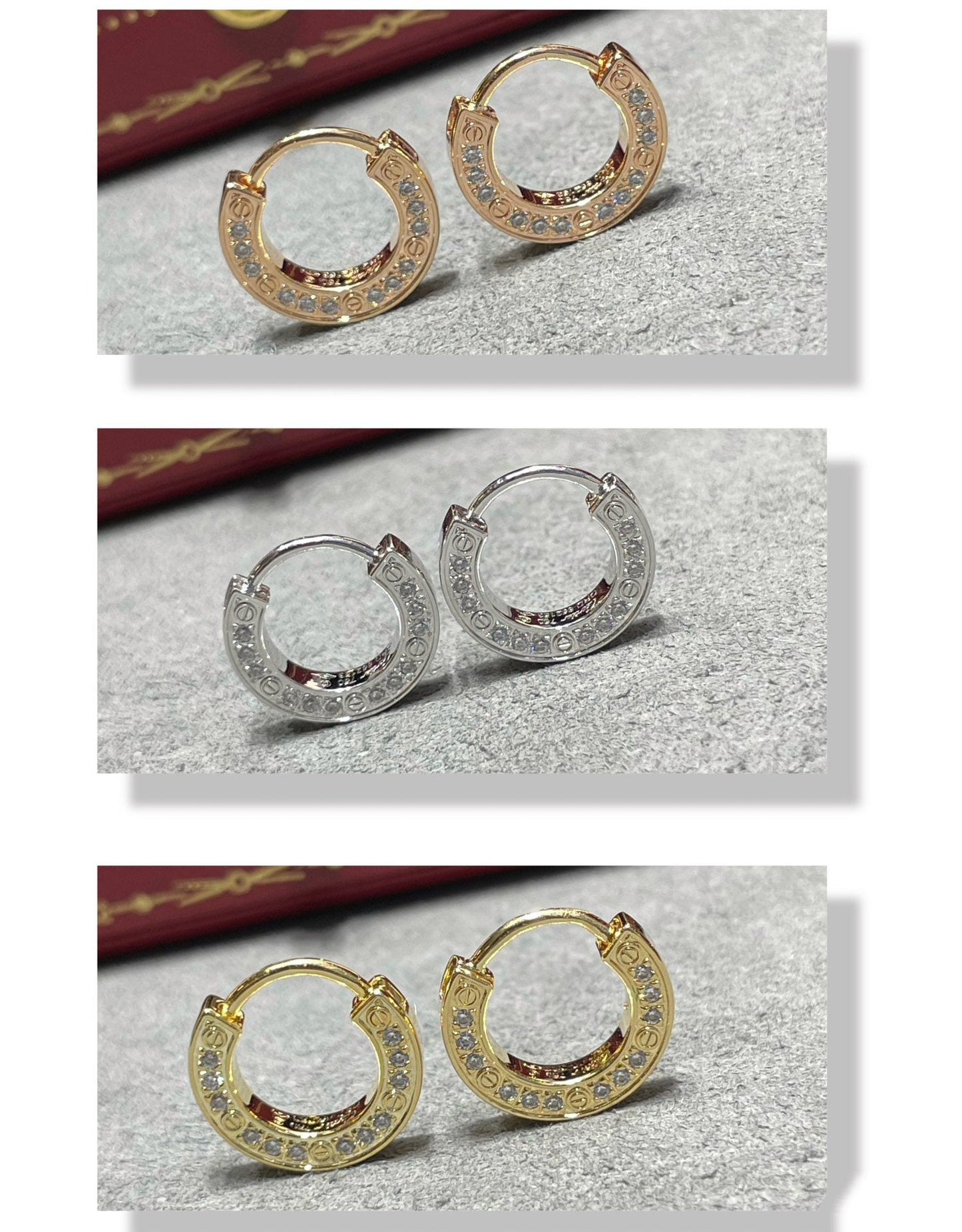 [baslovejewels]LOVE DIAMOND EARRINGS