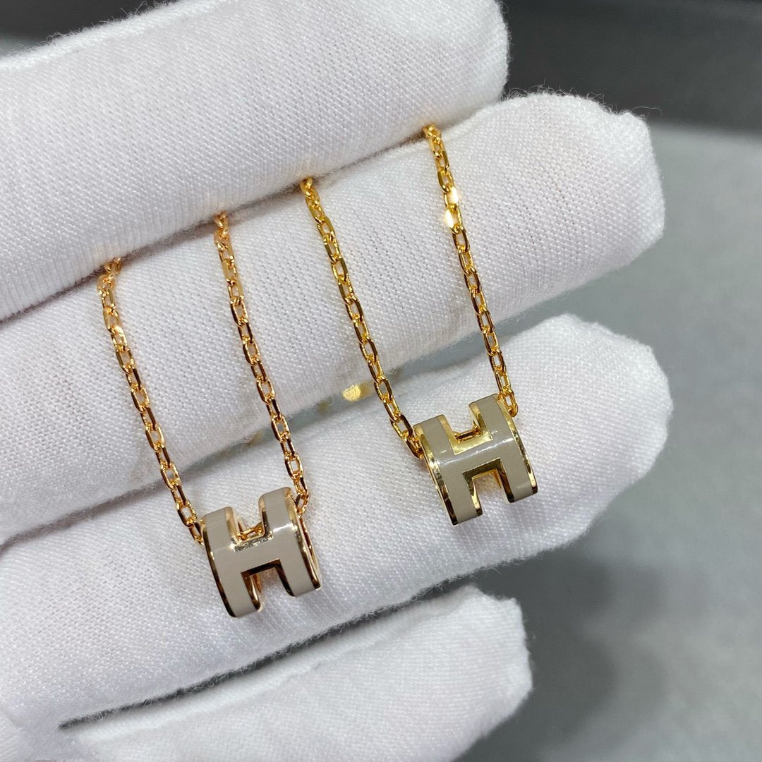 [baslovejewels]MINI POP H NECKLACE