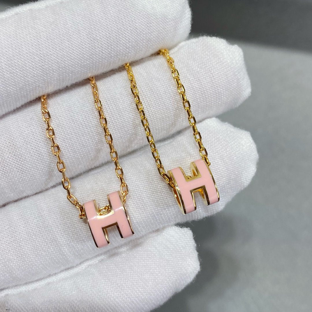 [baslovejewels]MINI POP H NECKLACE