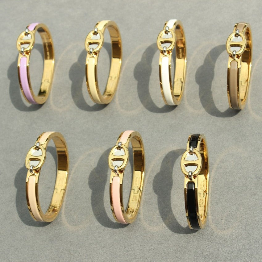 [baslovejewels]CLIC CHAINE GOLD BRACELET