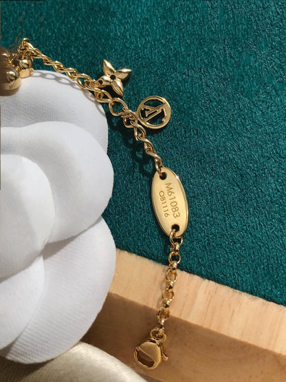 [baslovejewels]BLOOMING PINK GOLD MOP BRACELET