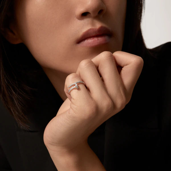 [baslovejewels]JUSTE RING 1.8MM SILVER DIAMONDS