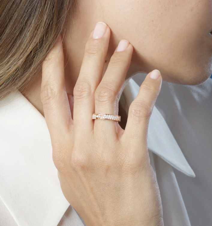 [baslovejewels]ALLIANCE LIENS VIDENCE PAVED DIAMOND 4MM RING