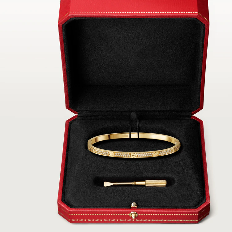 [baslovejewels]LOVE BRACELET 3.65MM DIAMOND-PAVED