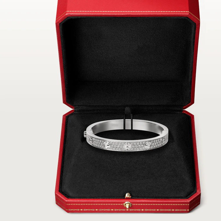 [baslovejewels]LOVE BRACELET 6.1MM DIAMOND-PAVED