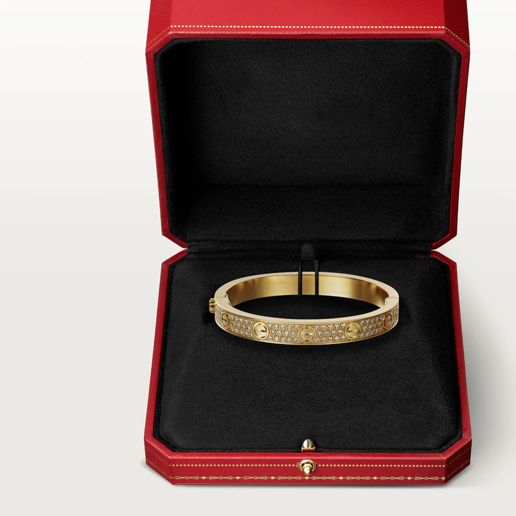 [baslovejewels]LOVE BRACELET 6.1MM DIAMOND-PAVED