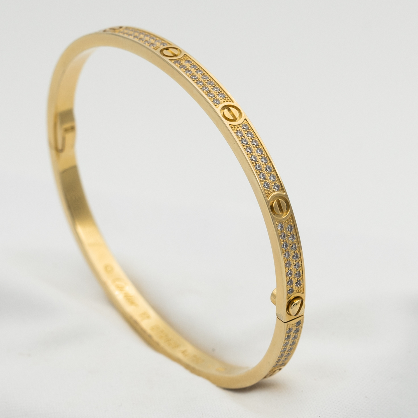 [baslovejewels]LOVE BRACELET 3.65MM DIAMOND-PAVED