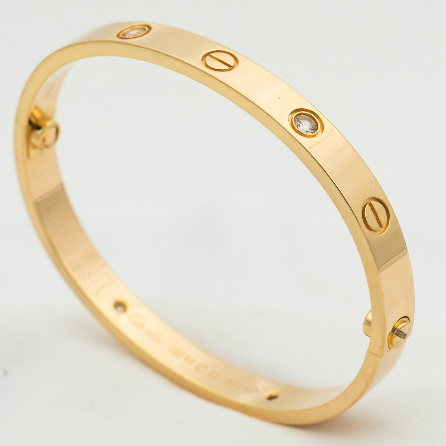 [baslovejewels]LOVE BRACELET 6.1MM 4 DIAMONDS