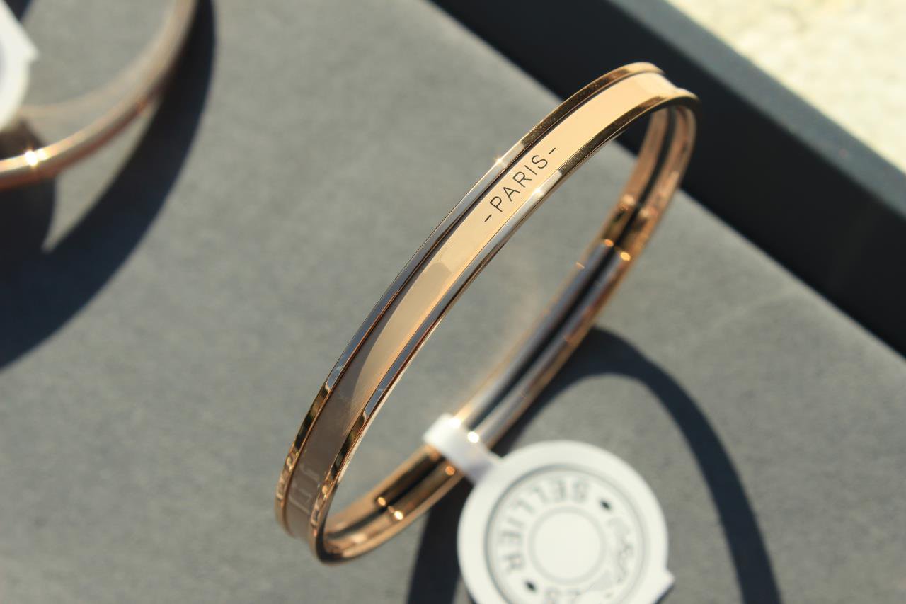 [baslovejewels]HM UNI BANGLE BAG PINK GOLD
