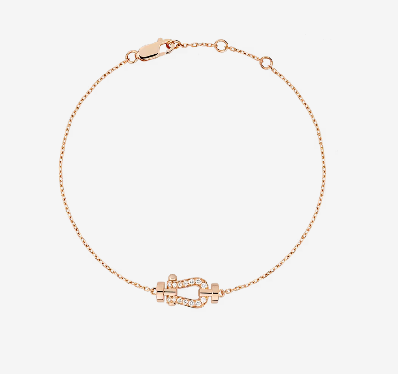 [baslovejewels]FORCE 10 FULL DIAMOND BUCKLE CHAIN LINK MINI MODEL