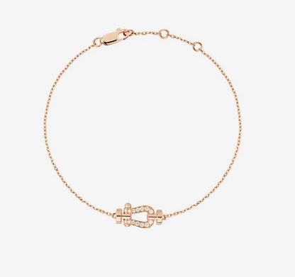 [baslovejewels]FORCE 10 FULL DIAMOND BUCKLE CHAIN LINK MINI MODEL
