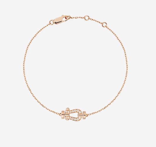 [baslovejewels]FORCE 10 FULL DIAMOND BUCKLE CHAIN LINK MINI MODEL