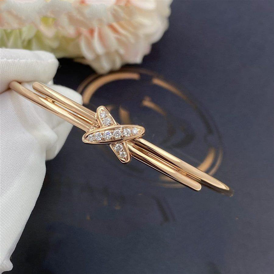 [baslovejewels]JEUX DE BRACELET PINK GOLD DIAMONDS