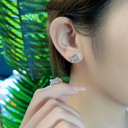 [baslovejewels]JEUX DE SILVER DIAMOND EARRINGS