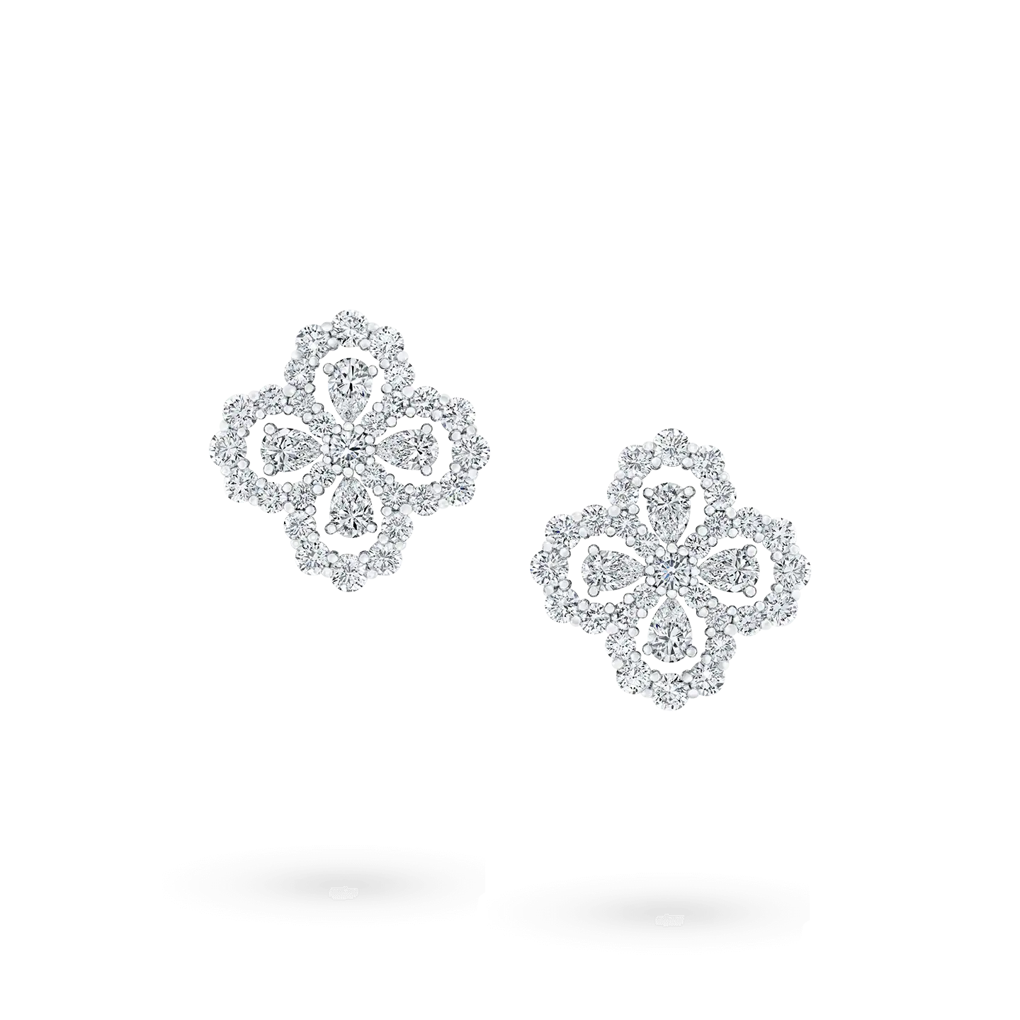 [baslovejewels]LOOP EARRINGS FULL MOTIF DIAMOND 16MM