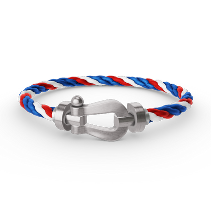 [baslovejewels]FORCE LARGE HORSESHOE NO DIAMOND BRACELET SILVER