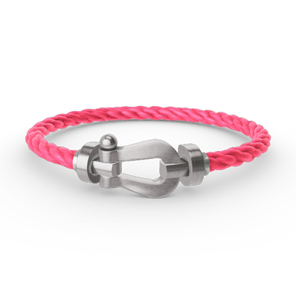 [baslovejewels]FORCE LARGE HORSESHOE NO DIAMOND BRACELET SILVER